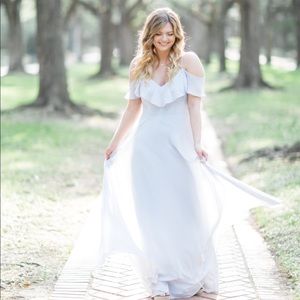 Jenny Yoo formal dress - dusty blue